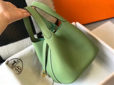 hermes vert criquet picotin|Hermes vert criquet.